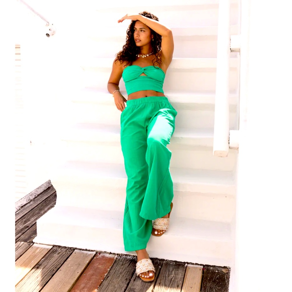 Blanco by Nature Melani Top & Azure Pants